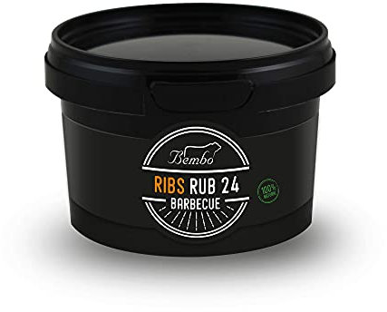 BEMBO BARBECUE - Ribs - BBQ Rub - Seasoning & Spices Blends for Barbecue - Made in Italy - 220g