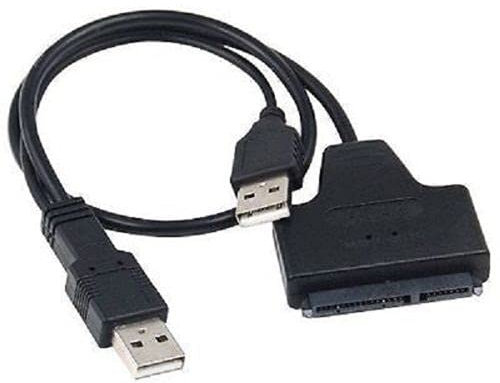 Multibao USB 2.0 to SATA Serial ATA 15+7 22P Adapter Cable For 2.5 HDD/SSD Laptop Hard Drive