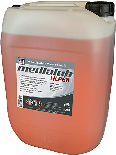 20 Liter Mineralisches Hydrauliköl KETTLITZ-Medialub HLP 68 Hydrauliköl auf Mineralölbasis