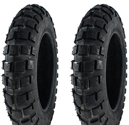 2 Copertoni 3.00-10 Pneumatici Tassellati 4PR Gomme Rinforzate per Vespa Ape e Lambretta Moto 10 Pollici