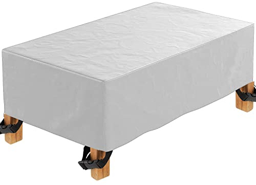 TopSoul Coperture per Mobili da Giardino 100x50x50cm Copertura Tavolo Sedie Esterno Telo Copri Tavoli da Terrazza Quadrato 600D Oxford Impermeabile Anti-UV Antivento