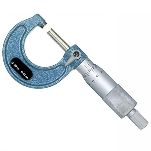 ZPFDSG Bügelmessschrauben Außenmessschrauben 103-138 0-25 mm 25-50 mm 50-75 mm 75-100 mm Metallbearbeitung Messgenauigkeit 0,01 mm Messwerkzeuge (Size : 25-50mm)