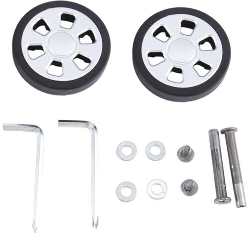 60 mm, 2er-Set, Ersatzräder für Gepäck, Koffer, PU-Lenkrollen, Lager, Reparaturset