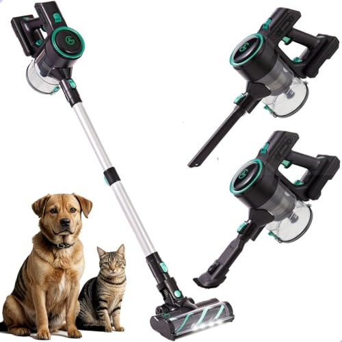 AG 4110 Aspiradora de Mano Inalámbrica – Sin Bolsa – Adecuada para Pelo de Mascotas – Potente – Aspirador de Mano – Compacto y Ligero – También para el Coche