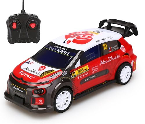 TURBO CHALLENGE - Citroën C3 WRC - Licencia Oficial - 099601 - Coche Controlado por Radio - Rojo - 1/24 - Plástico - Juguete para Niños - Regalo - Cumpleaños - A Partir de 5 años