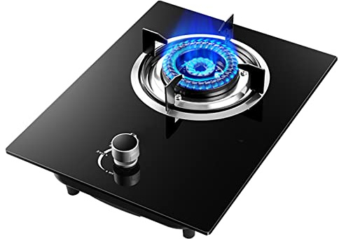 Burner Gas Cooker gas hob 33cm Built-in Gas Cooktops，Cooker With Gas Hobs And Glass Ceramic Zone,Safety Lock,Fashion Design，Suitable For Natural Gas/Propane Gas [Energy Class A]