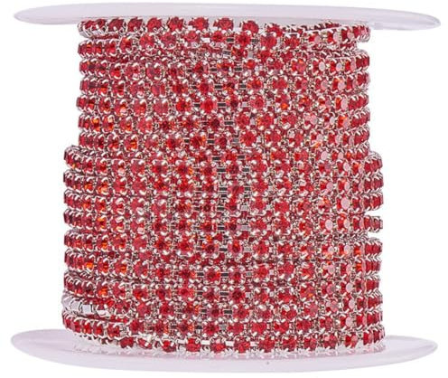 DOITOOL Strasskette Diamant-krallenkette Strassbesatz Diy-strassdekor Diy-zubehör Diy-material Für Bastelarbeiten