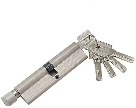 Schliebzylinder 30/30,Halbzylinder Sicherheitstür-Zentrum Asymmetrie-Schloss-Zylinder-Kunststoff-Stahl-Aluminiumlegierungs-Tür exzentrischer Sperrkern(30x50T)