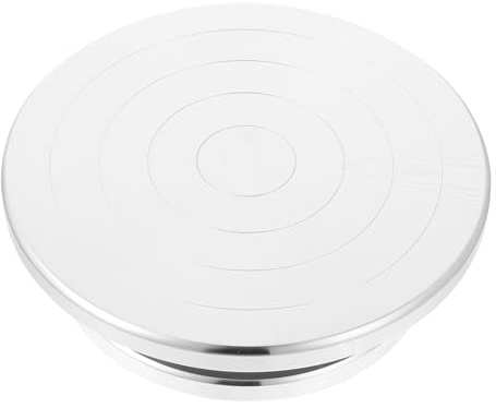 SMASOLO Piattaforma Girevole per Argilla in Alluminio Tornio Manuale per Modellare Terracotta e Pasta Strumento Resistente e Stabile per Ceramica e Scultura