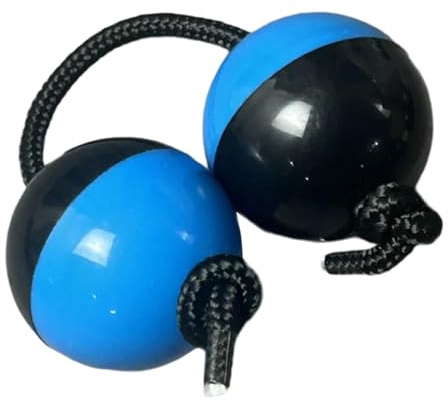 Aslatuas Bola Rítmica Música Huevos Shaker Sonajero Doble Asalato Punta de los Dedos Bola de Tambor Africana Shaker Set Maracas Sonidos