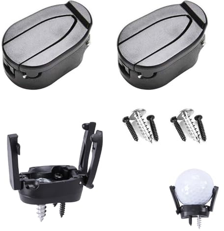 SYEYCW 3 Pcs Golf Ball Retriever for Putter, Plastic Foldable Golf Ball Claw Grabber Pick Up Tool, Lightweight Portable Accessories for Golfers, for Driving Range, Course