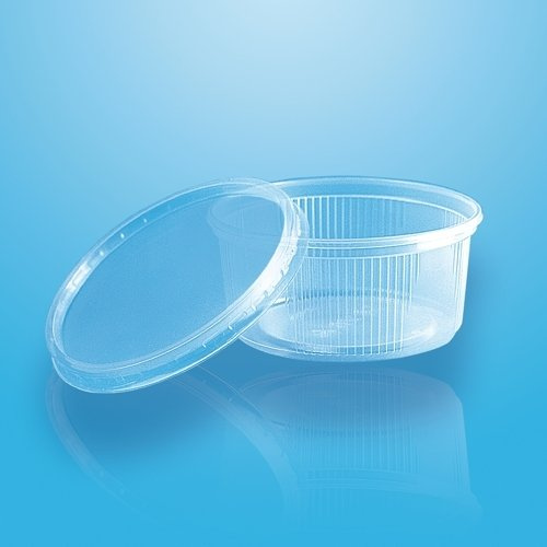 Verpackungsbecher m. Deckel 250st. PP rund 200ml Ø 10,5x4,5cm