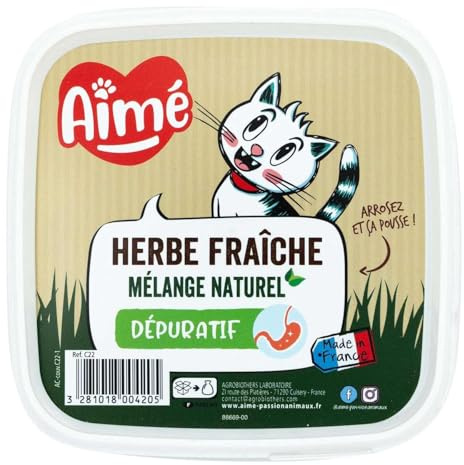 AIME Herbe à Chat CATHERBE, Meilleure Confort Disgestif lot de 7
