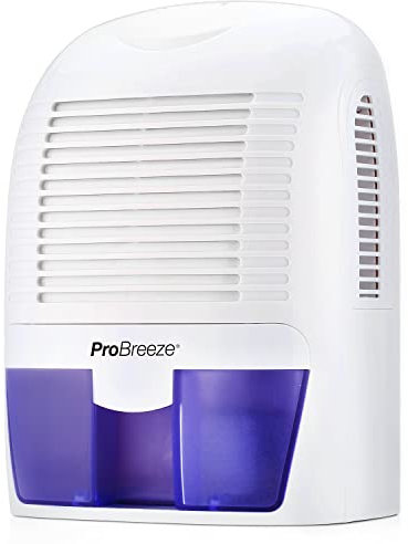 Pro Breeze Dehumidifier 1500ml Portable Air Dehumidifier for Damp, Mould, Moisture in Home, Kitchen, Bedroom, Caravan, Office, Garage, Bathroom, Basement