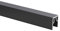 WPC System Abschluss Oben anthrazit 174cm - Alu Abschlussleiste Endprofil 25x30mm für WPC Zaunelemente Bretter