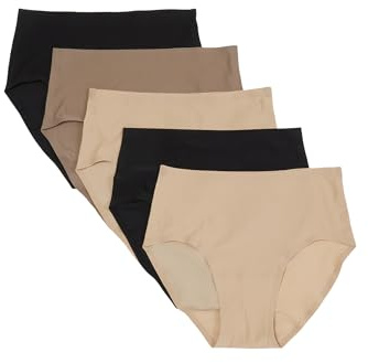Chantelle SOFTSTRETCH | Pack Culotte Shorty (x5) Invisible sans Couture Ultra-Stretch, Ultra-Confort, Effet Seconde Peau Adapté à Toutes Les Morphologies | Shorty Femme | Taille Unique du XS au XL