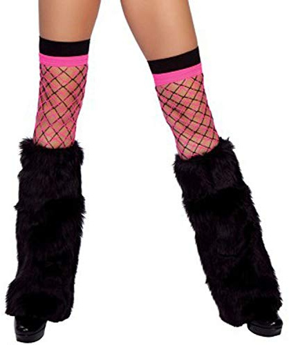 Zooma Damen Kunstpelz Beinwärmer, Stiefel Stulpen Manschetten Cover Topper Sexy Warm Kostüm Beinlinge, Warm und Bequem Beinstulpen