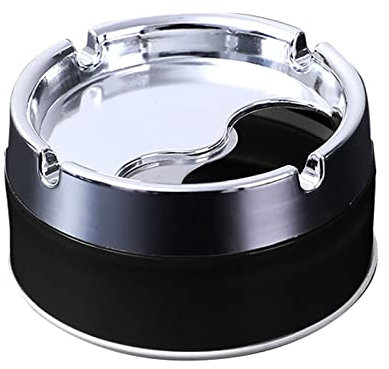 Posacenere per la casa in acciaio inox, multifunzione, facile da pulire, adatto per patio all'aperto, casa, ufficio, sottomano da scrivania personalizzato