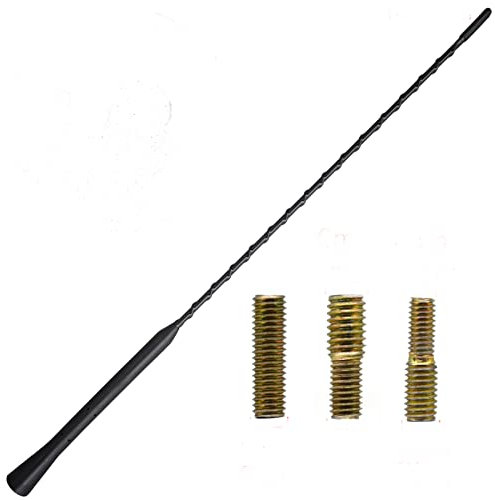 16 Zoll Autoantenne mit Dachantenne, Antennenstab, Innengewinde M5, Dach Schrauben - Auto-Audio & Video-Antenne, Ersatz für FM/AM/DAB, Antennenmast-Antenne