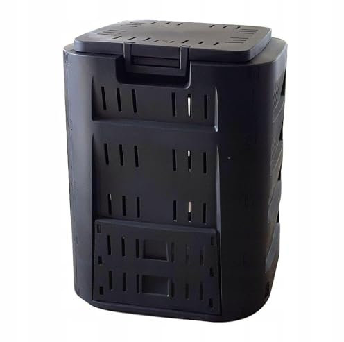Prosperplast IKL220C-S411 Compogreen - Cubo para compost (610 x 610 x 753 mm), color negro