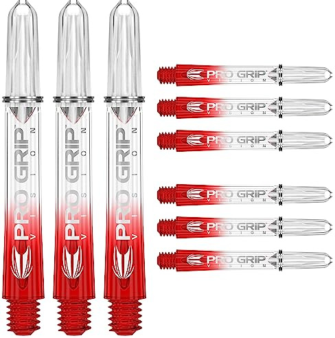 Target - Pro Grip Vision 3er Set - Shaft Red Short = 34mm