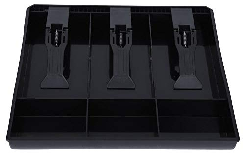 Caisse enregistreuse Insert, Caisse robuste Insert de caisse pour magasin de supermarché (Noir)