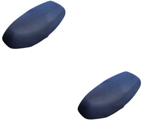 ibasenice 2stücke Sitzbezug XL Uv-Schutz Anti-rutsch Hitzeisolierung Elastisches Material Blau Für Roller Und Motorräder Schützt Vor Sonnenstrahlen Und Hitze