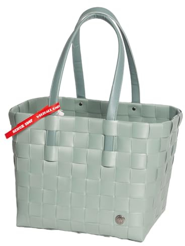 Witzgall Ice-Bag Klassik PU Lederhenkel 5050-57-0U Einkaufstasche, Einkaufskorb, Shoppertasche, 37x24x28/53 cm