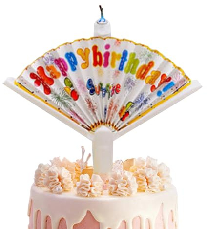 Alles Gute Zum Geburtstag Kerze | Überraschungs Geburtstagskerzen | Geburtstagskerzen Mit Kreativen Fans | Reusable Novelty Fan Birthday Candle - Kreative Kerzen Geburtstag Mit Fächer Für Party Deko