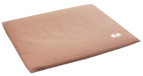 Julius Zöllner överdrag för skötdyna av muslin bomull – muslin mörk stl. 85/75