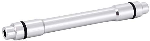 GEERYZHE Steckachsen-Nabenadapter, 12 Mm auf 9 Mm Schnellspanner, Einfach zu Installierender Fahrradachsen-Nabenadapter, Fahrradnaben-Adapterachse für Mountainbikes und Rennräder (Silver)