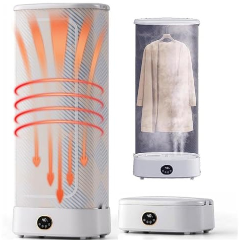 Plancha de vapor automática for colgar prendas 1000W inalámbrica vertical tendedero portátil