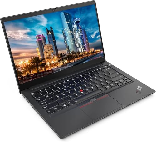 Lenovo ThinkPad E14 Gen 2 Business-Laptop, 14-Zoll-FHD-Notebook, Intel Core i5-1135G7, 16 GB RAM, 512 GB SSD, US-Tastatur, Windows 11 Pro (Generalüberholt)
