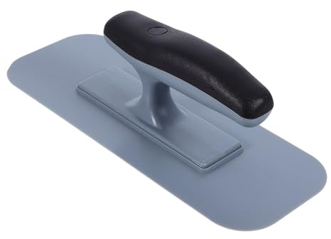 DOITOOL Cazzuola di Finitura in Plastica Bordo Arrotondato, Utensile Manuale per Levigatura Pareti, Spatola per Applicazione Intonaco e Rasatura, Impugnatura Ergonomica per Lavori