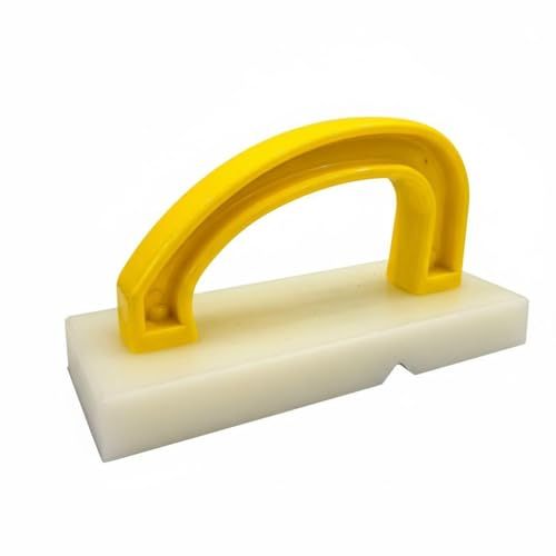 RMWHGDUL Raschietto per Tagliere Accessorio per Cucina Strumento per Manutenzione per Levigazione Superficie Comoda Impugnatura Adatto a Uso Culinario Pulizia Cucina, Yellow