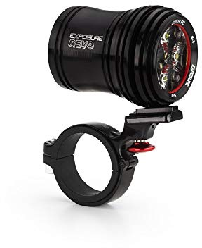 Exposure Lights Revo Dynamo Light with 32 Spoke Red Rim Brake Hub