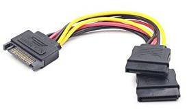 Gembird Cable Power Extension SATA/0.3m CC-Satamf-01