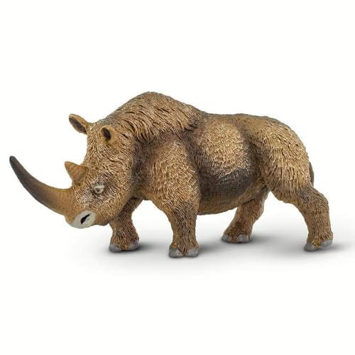 Safari Ltd. Wollnashorn | Dinosaurier-Figur, 17 cm | Ungiftig und BPA-frei | Für Kinder ab 3 Jahren geeignet