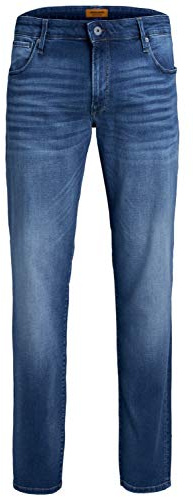 JACK & JONES Herren Slim Fit Jeans Glenn Skinny Tapered JJI Glenn ORIGINAL AM, Farben:Dunkelblau, Größe Jeans:36W / 32L