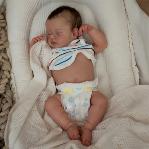 MAIHAO Reborn Puppe Lebensechte Puppen Reborn Babys Madchen 20 Zoll Handwaschbar Körper aus weichem Vinyl Echte Babypuppen Realistische Puppe Toddler Baby Dolls