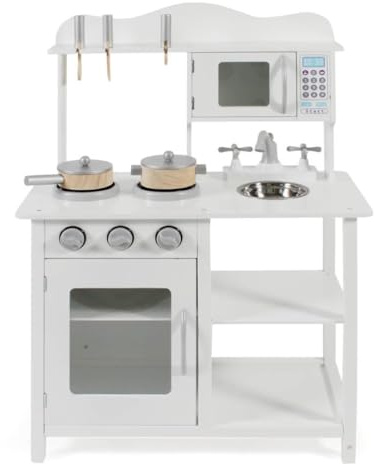 Bayer Chic 2000 - Spielküche mit Zubehör, Kinderküche, weiß
