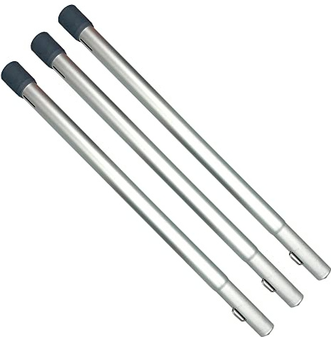 Window Cleaning Kit Replacement Handles – 126cm Professional Window Cleaning Equipment Aluminium Extension Pole (Extra Handle Sections - 3pc)