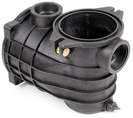 XPOtool Ricambio per pompa da piscina Corpo pompa nero per piscine Distanza scarico/ingresso 175mm