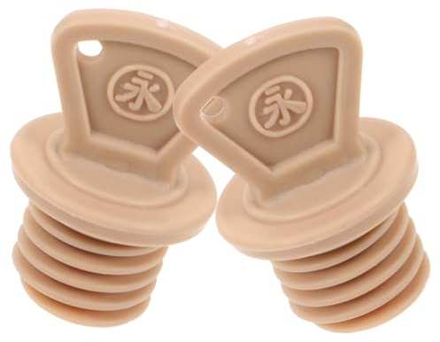 Gatuida Tappo Per Bottiglia Di Acqua Calda Da 2 Pezzi Tappo Di Chiusura Per Borsa Di Acqua Calda Tappo Di Ricambio Per Borsa Di Acqua Calda, 4.20X3.00X3.00CM, Come Mostrato