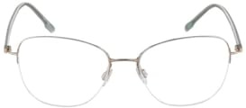 Rodenstock Brille mit Sehstärke für Damen optional mit Sonnenbrillentönung oder Blaulichtfilter, Quadratisch, gefertigt aus Metall (inklusive Brillenetui)