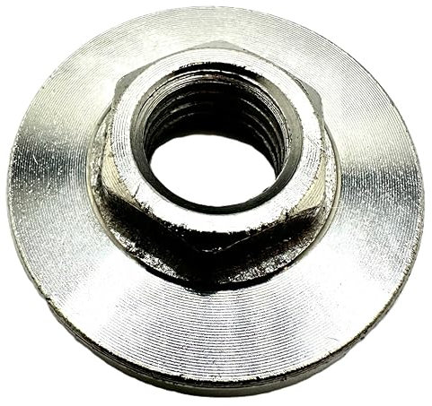 Pro-Graad 5/8-11 Angle Grinder Flange Nut, Hex Flanged Replacement Lock Nut, Locking Fastener Upper Pressing Plate Nut for 5/8”-11 Angle/Side Grinders