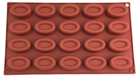 Moules à fondant en silicone exquis en forme de donut ovale faits à la main en résine outils de décoration de gâteaux