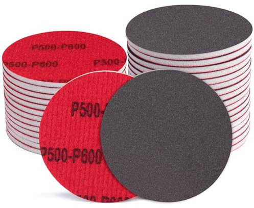 Shinboc 18 PCS 5 Inch Sanding Sponge 600 Grit, Bowling Ball Sanding Pads