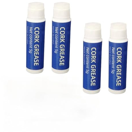 ASQzhuLIWing 4pcs Saxophone cork paste, clarinet, clarinet, bassoon, woodwind interface cork paste, flute lubricating paste, woodwind instrument lubrication and maintenance accessories