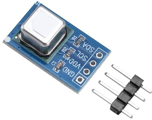 SCD41 Módulo Sensor de Gas Binghe SCD41 CO₂ Sensor Módulo Detección de CO₂ Dióxido de Carbono 2-in-1 Temperatura y Humedad 2.4-5.5V 400-5000PPM con Comunicación I²C